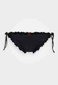RUFFLE SIDE TIE - Bikinialaosa - black