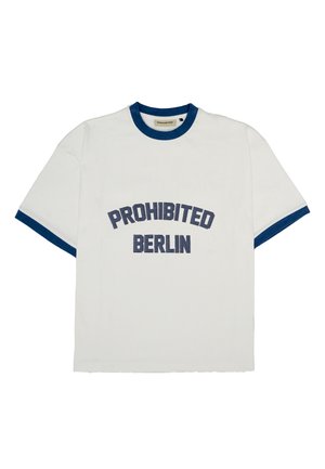 RUSH CONTRAST TEE - T-shirts med print - navy