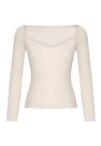 COLLAR DETAILED  - Maglione - vanilla