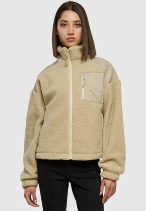 Urban Classics Fleece jacket - wetsand