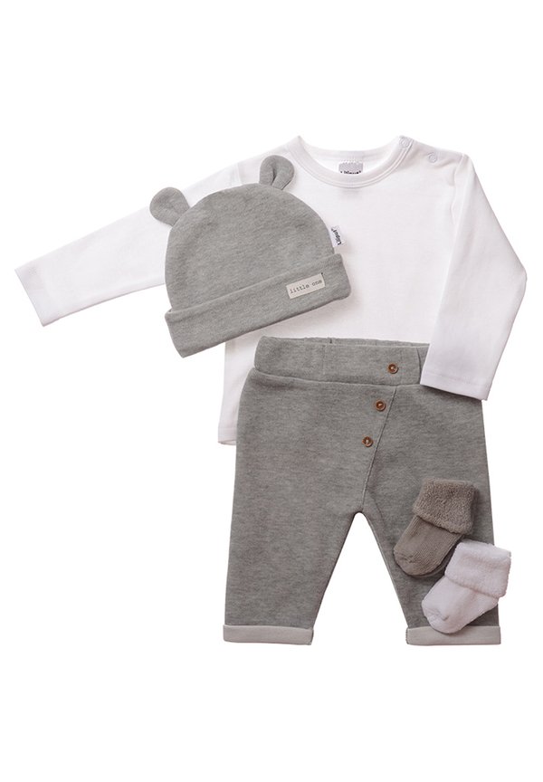 ERSTAUSSTATTUNGS-SET 5-TLG. - Mütze - grau