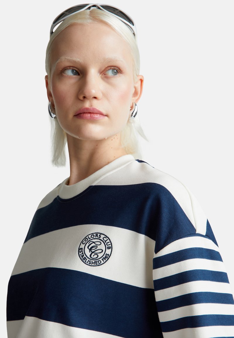 Felpa United Colors Of Benetton Donna - Girocollo, Manica Lunga, In Cotone E Viscosa, Comfort E Stile - Foto 8