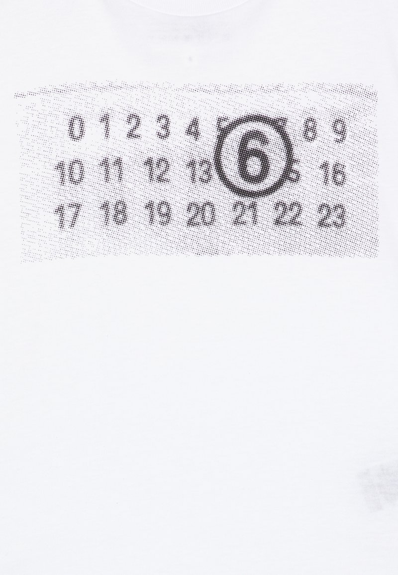 MM6 Maison Margiela UNISEX Camiseta estampada white/blanco