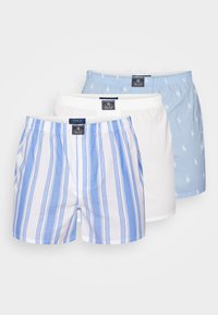 Não selecionado, white/blue
