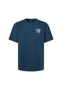 SUAN TEE - Apdrukāts T-krekls - dulwich blue