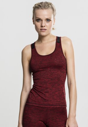 Topper - red/black