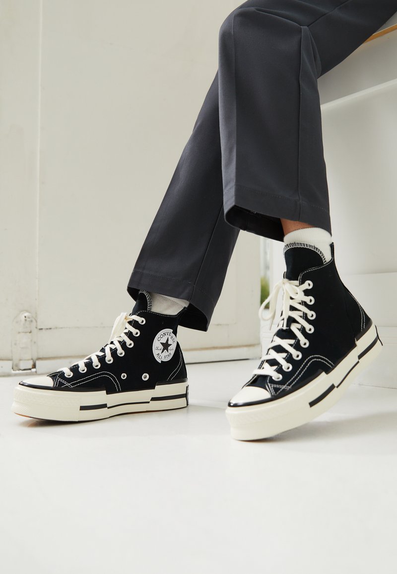 Converse CHUCK 70 PLUS - High-top trainers - schwarz/black - Zalando.co.uk