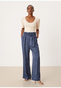 s.Oliver BLACK LABEL Pantalon classique - dark blue