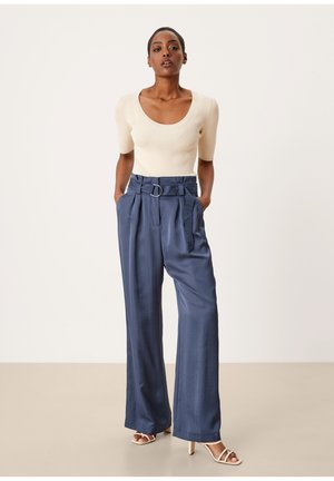 s.Oliver BLACK LABEL Pantalon classique - dark blue