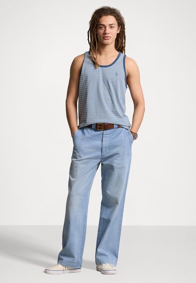 Polo Ralph Lauren STRIPED JERSEY TANK - Topper - vessel blue multi