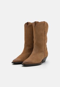 Pavement NIKKI - Cowboy- / Bikerboots - taupe
