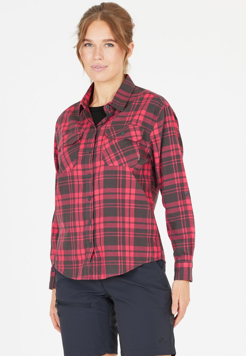 Button Geranium Whistler TAURUS - Button-down blouse - geranium/red - Zalando