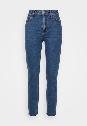 ONLEMILY LIFE RAW - Straight leg jeans - dark blue denim