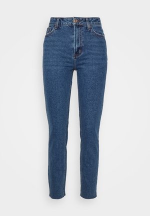 ONLJuicy life wide high waisted jeans, Medium Blue