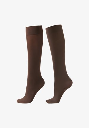 Calcetines hasta la rodilla - Brown