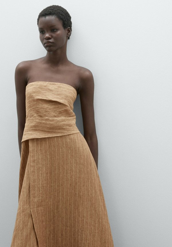 STRAPLESS FLOUNCE - Day dress4