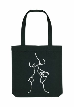 KISS PRINT - Shopping bag - black