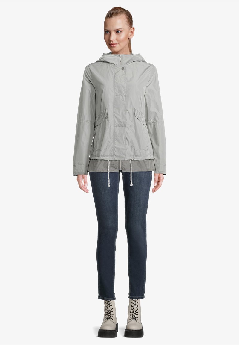Damen Leichte Jacken | Amber & June MIT KAPUZE Regenjacke / wasserabweisende Jacke quarry/hellgrau - AY35091 Damen Leichte Jacken | Amber & June MIT KAPUZE Regenjacke / wasserabweisende Jacke quarry/hellgrau - AY35091