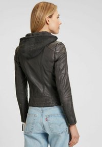 Mauritius CACEY - Lederjacke - anthracite