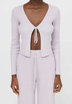 Vest - mottled purple