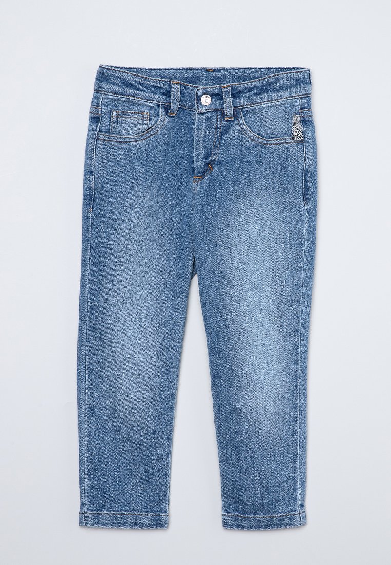 Roberto Cavalli Junior Slim fit jeans blauw Roberto Cavalli Junior Slim fit jeans blauw