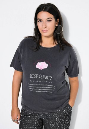 EDELSTEIN HALBARM - T-shirt med print - anthracite