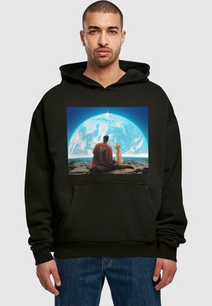 SUPERMAN LOOKING ON EARTH ULTRA HEAVY - Hoodie - black