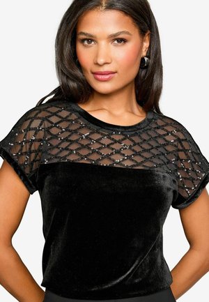 YOKE - REGULAR FIT - T-shirt con stampa - black velvet