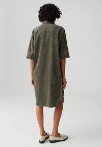 OPUS RELAXED FIT 3/4 SLEEVE CORD - Blousejurk - olive leaf