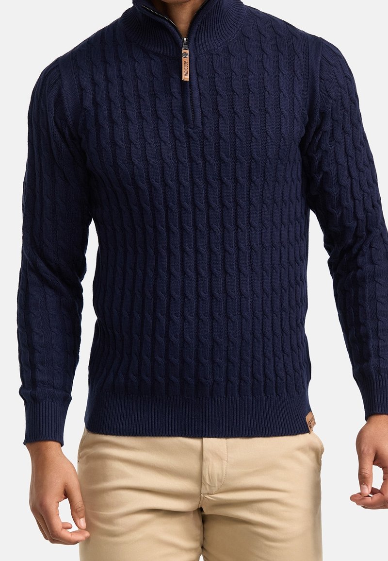 INDICODE JEANS Pullover - dark blue