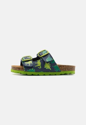 BIOLINE UNIVERSE DINO UNISEX - Muiltjes - navy/green/blue