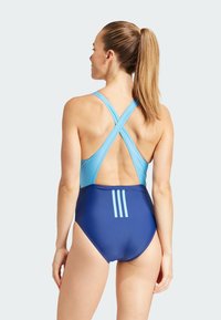 adidas Sportswear 3-STRIPES - Traje de baño - dark blue   blue burst