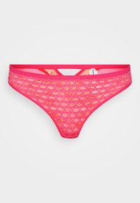 TANGA - Thong - flame red/fuchsia purple