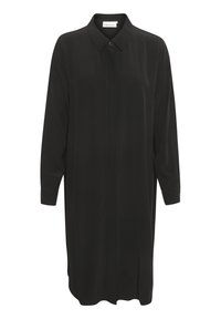 AJANAKB SOLID LONG - Shirt dress - meteorite