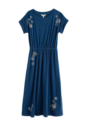Seasalt Cornwall, SEASALT CORNWALL BAY TREE DRESS - Φόρεμα από ζέρσεϊ - navy - gardener's embroidery marine