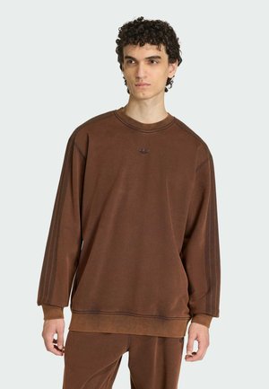 PREMIUM ESSENTIALS RETRO WASHED CREW - Mikina - aurora coffee