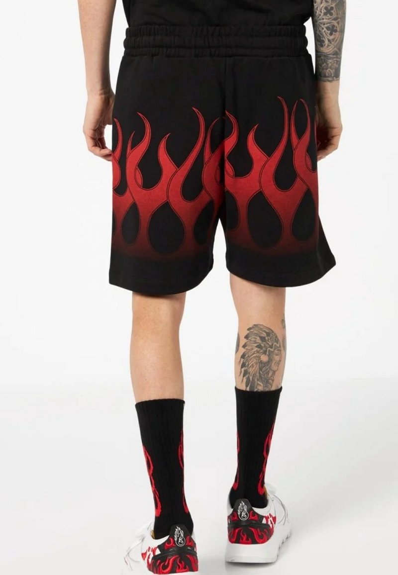 Hornell Pantaloncini Da Boxe - Nero/Rosso - XS Gorilla Wear