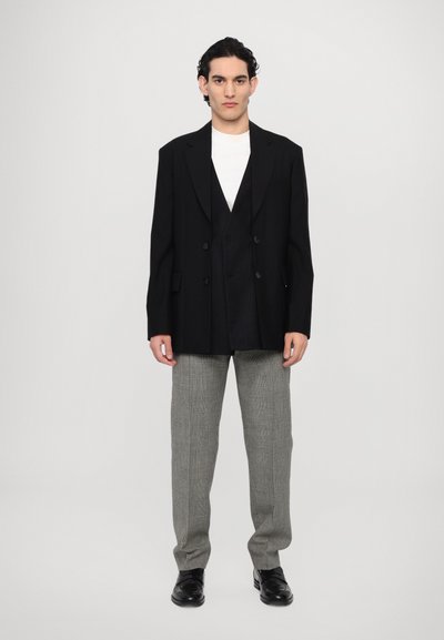 The Kooples PANTALON COSTUM - Kalhoty - black/white