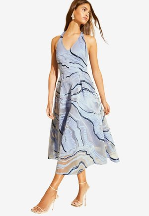 Lipsy HALTER V NECK MIDI - REGULAR FIT - Päevakleit - navy blue
