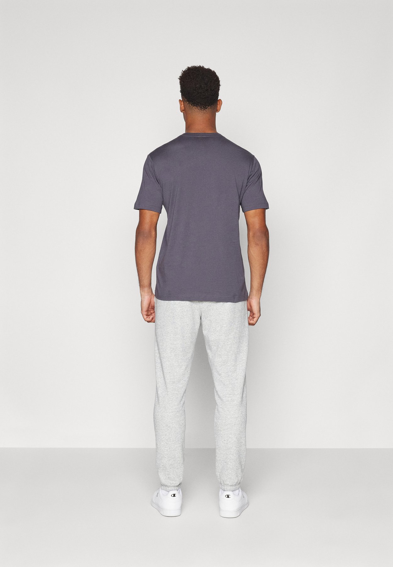 ICONS ELASTIC CUFF PANTS WITH SMALL LOGO