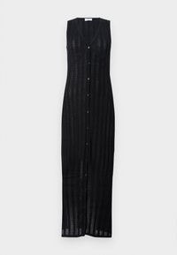 BUTTONED DRESS - Kampsunkleit - black