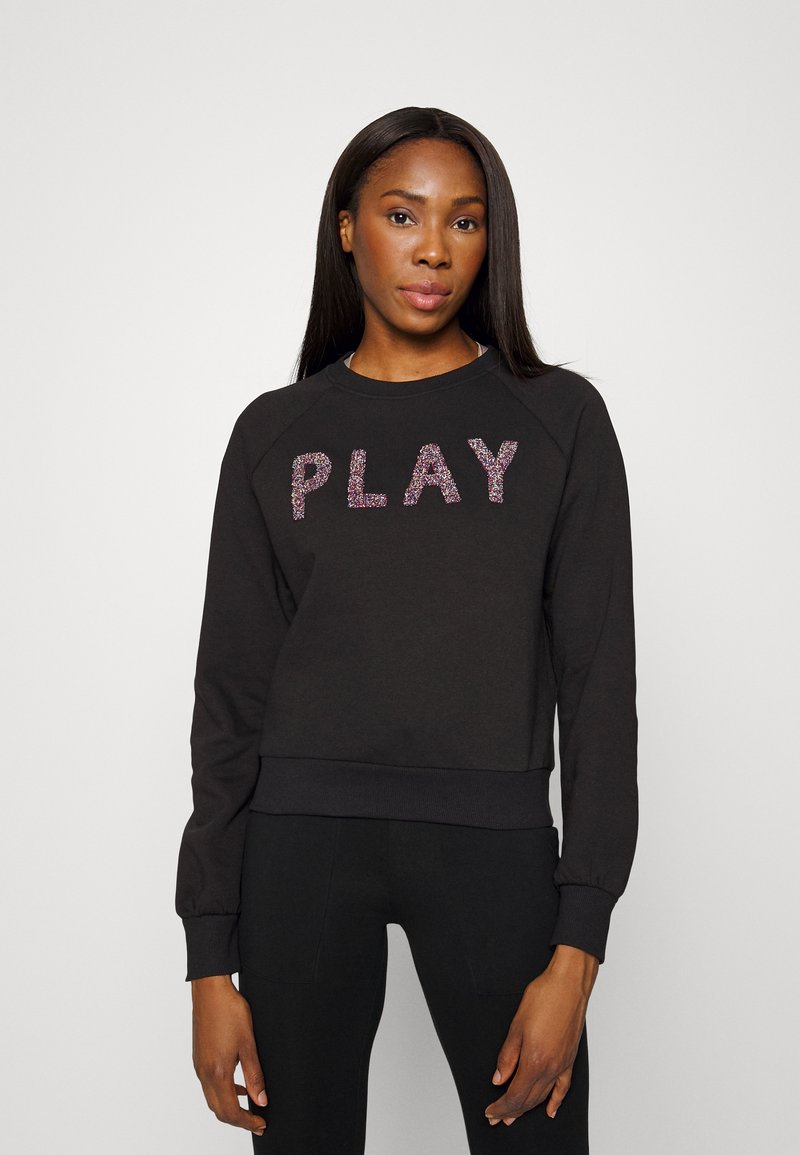 Damen Sweatshirts | ONLY Play ONPNEDJA O-NECK BRUSH Sweatshirt black/schwarz - OI24464 Damen Sweatshirts | ONLY Play ONPNEDJA O-NECK BRUSH Sweatshirt black/schwarz - OI24464