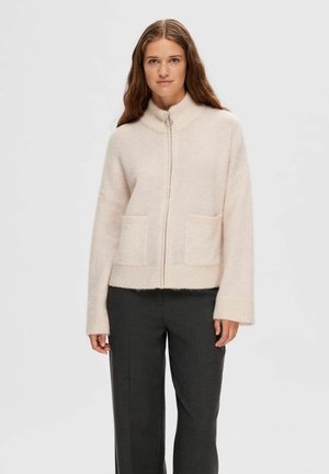 SLFSIA ZIPPER CARDIGAN  - Cardigan - birch