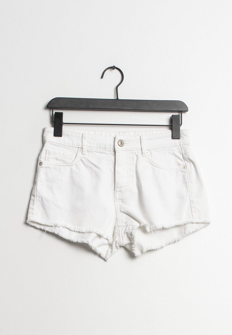 Mango Farkkushortsit - white