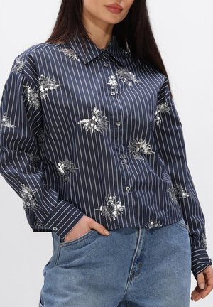 Overhemdblouse - navy