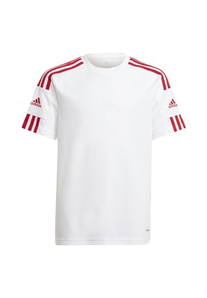 adidas Performance SQUAD UNISEX - T-shirt con stampa - white/team power red