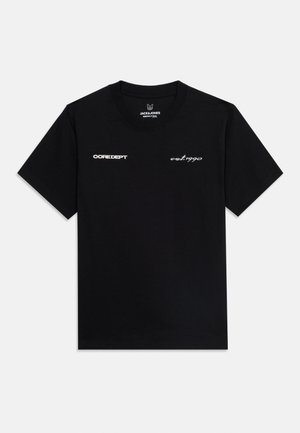 Jack & Jones Junior, JCOBIARRITZ CHROME TEE - Trükipildiga T-särk - black