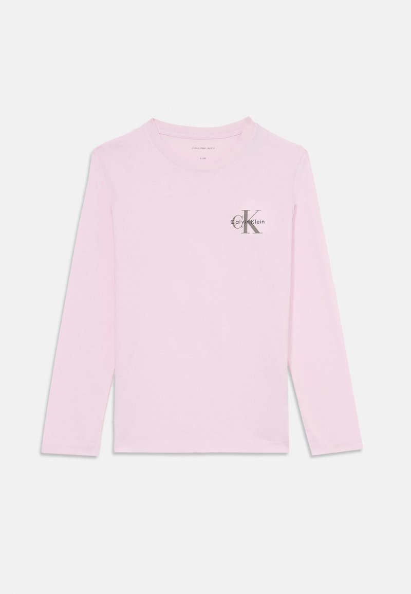 Calvin Klein Jeans CHEST MONOLOGO UNISEX - Top s dlouhým rukávem - light lilac