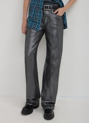 Calliope LAMINATO  - Straight leg jeans - argento