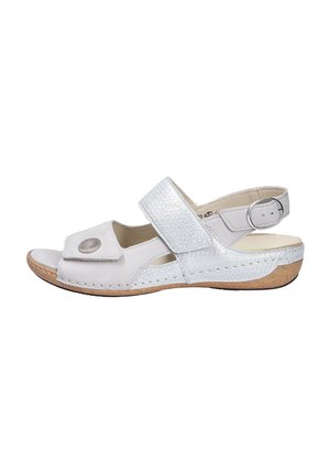 Sandals - cementsilber